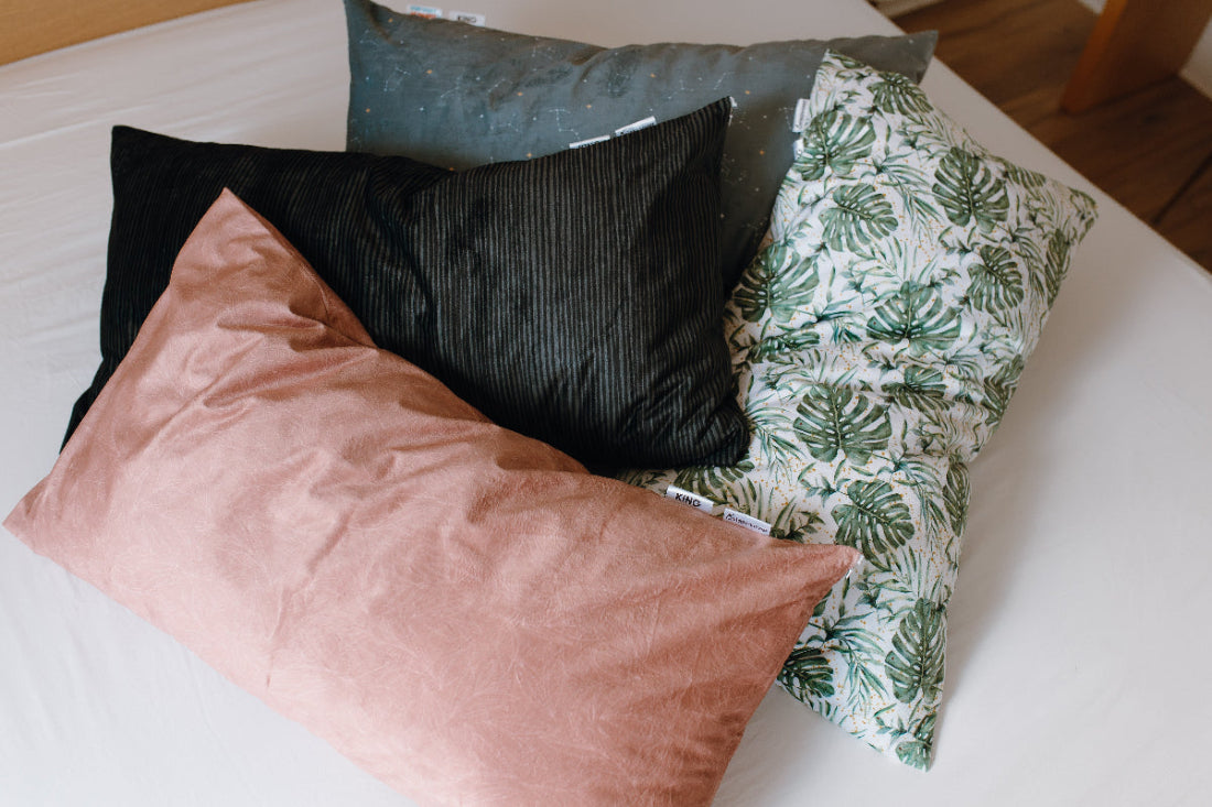 King Pillow cases and pillows