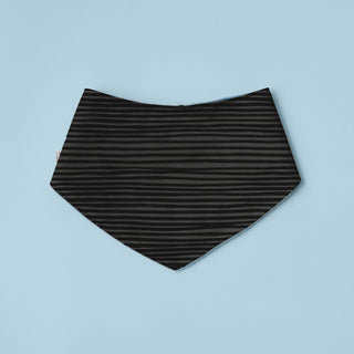 Image for Reversible Bandana Bib - design Black Lines