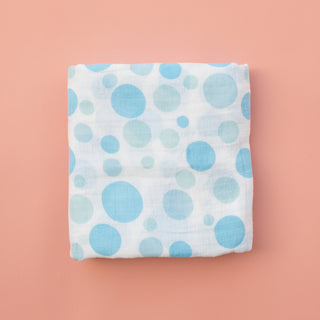 Image for Muslin Blanket - thickness Multilayer, design Bubbles
