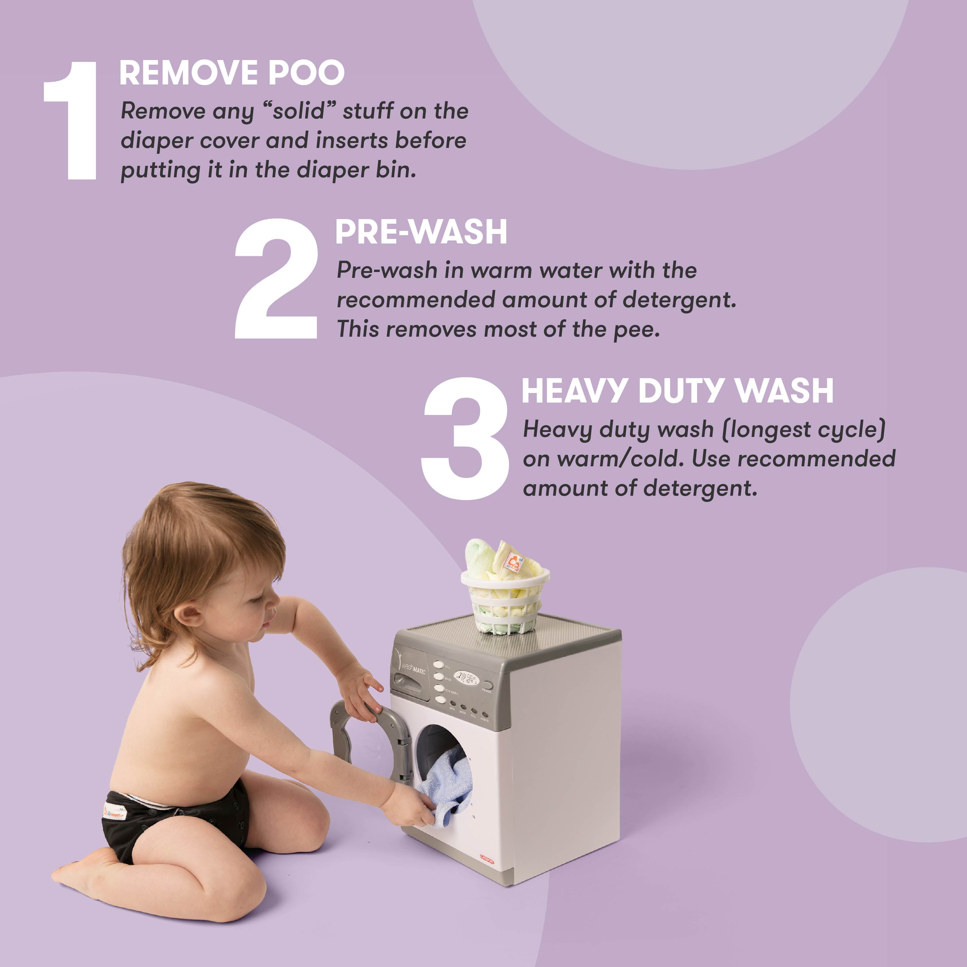 diaper trial pack wash instructions