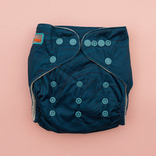 Image for Tank Cloth Diaper - design Swirls Out to Sea