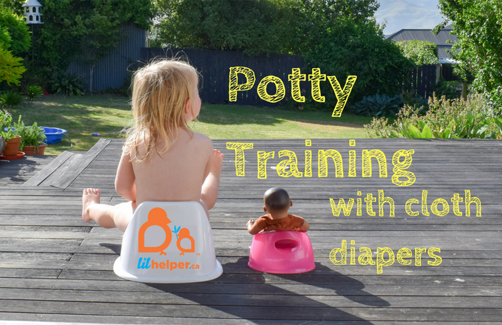 4 EASY Potty Training tips from Lil Helper Cloth Diapers