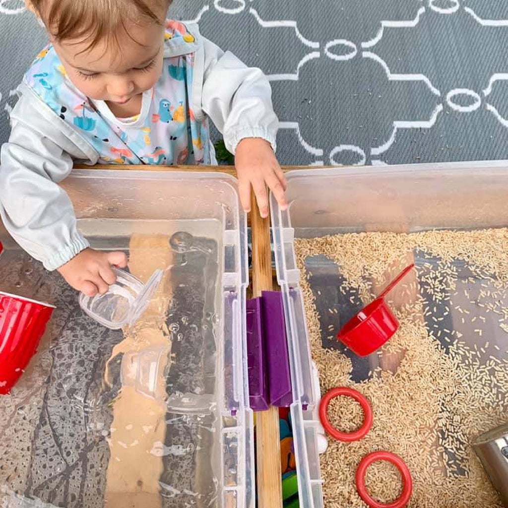 Sensory Bins AKA How To Drink Your Coffee While It’s Still Hot