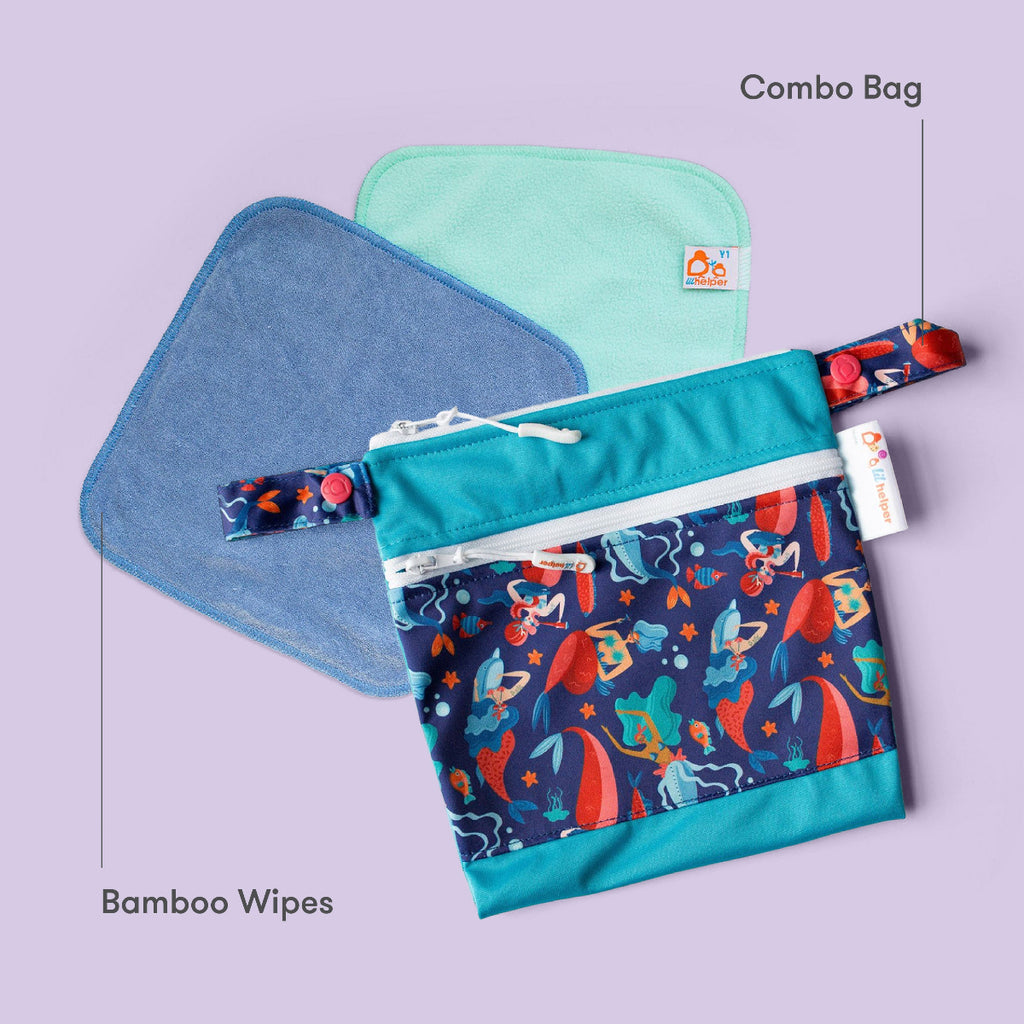 Combo Bag Bamboo Wipes