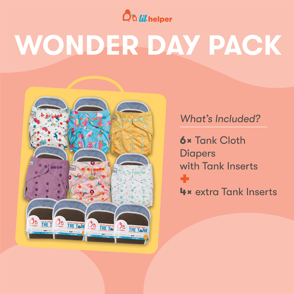 Image for the Cloth Diaper Day Pack - bundle Wonder
