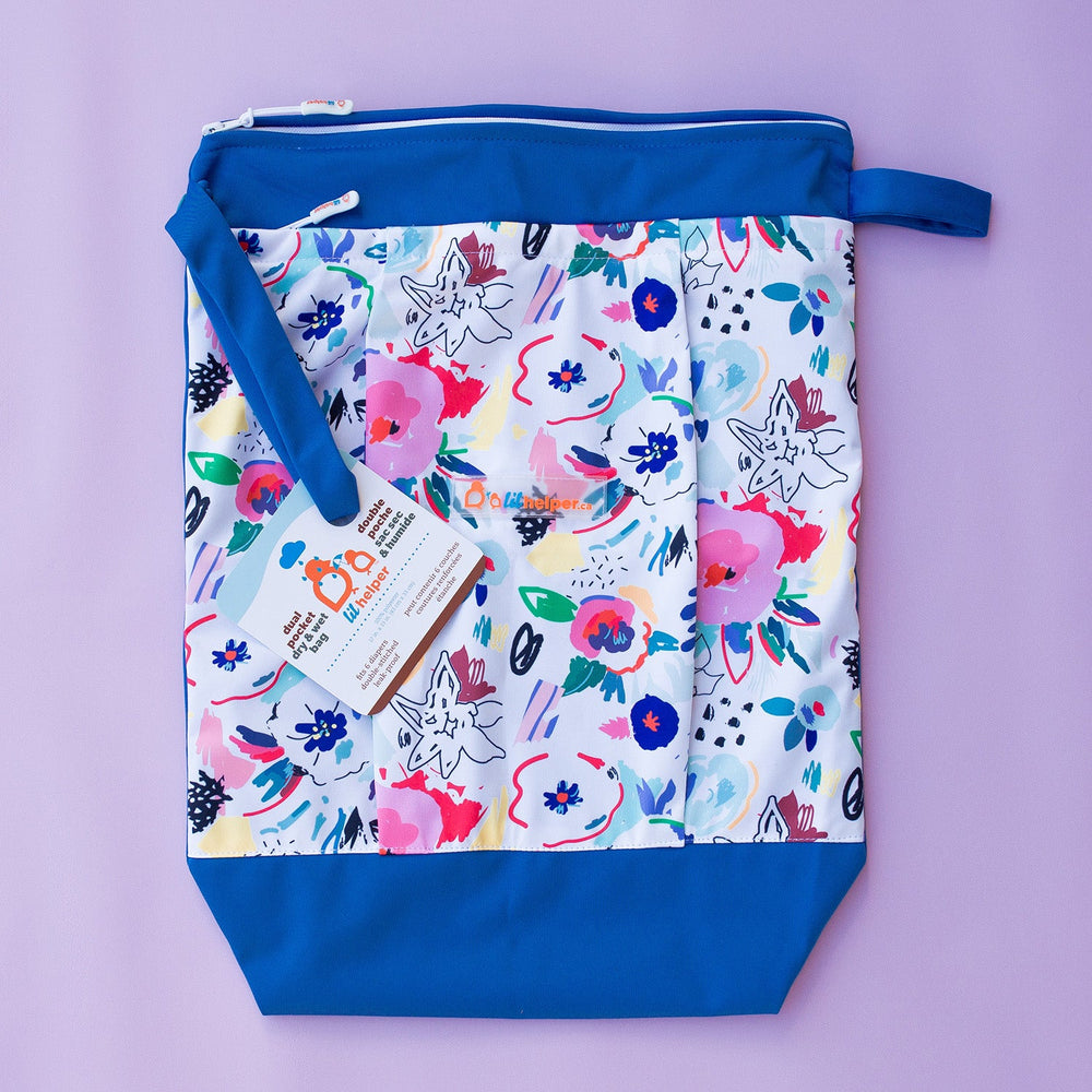Image for YinYang Waterproof Bag - design Florals White
