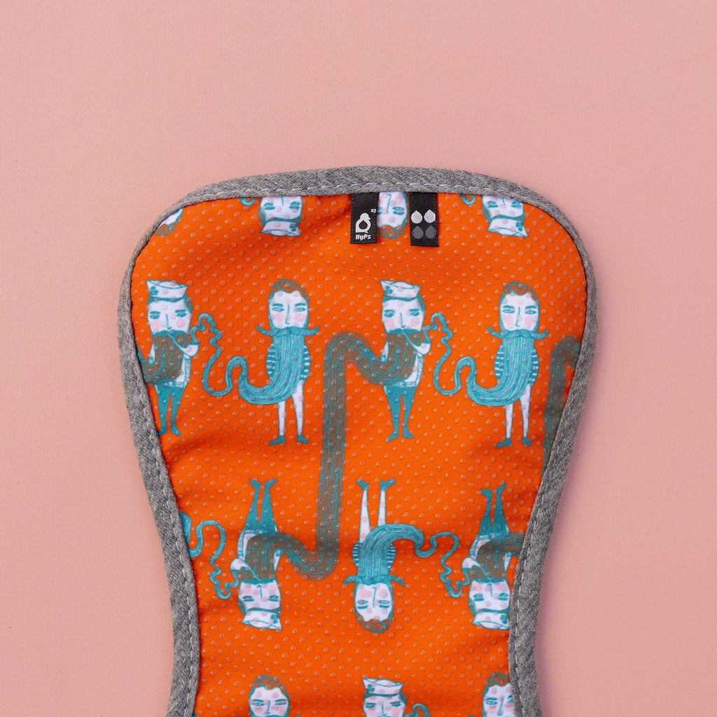 Image for HyPs WoW Reusable Pad - size Liner, design Bearded Sailor