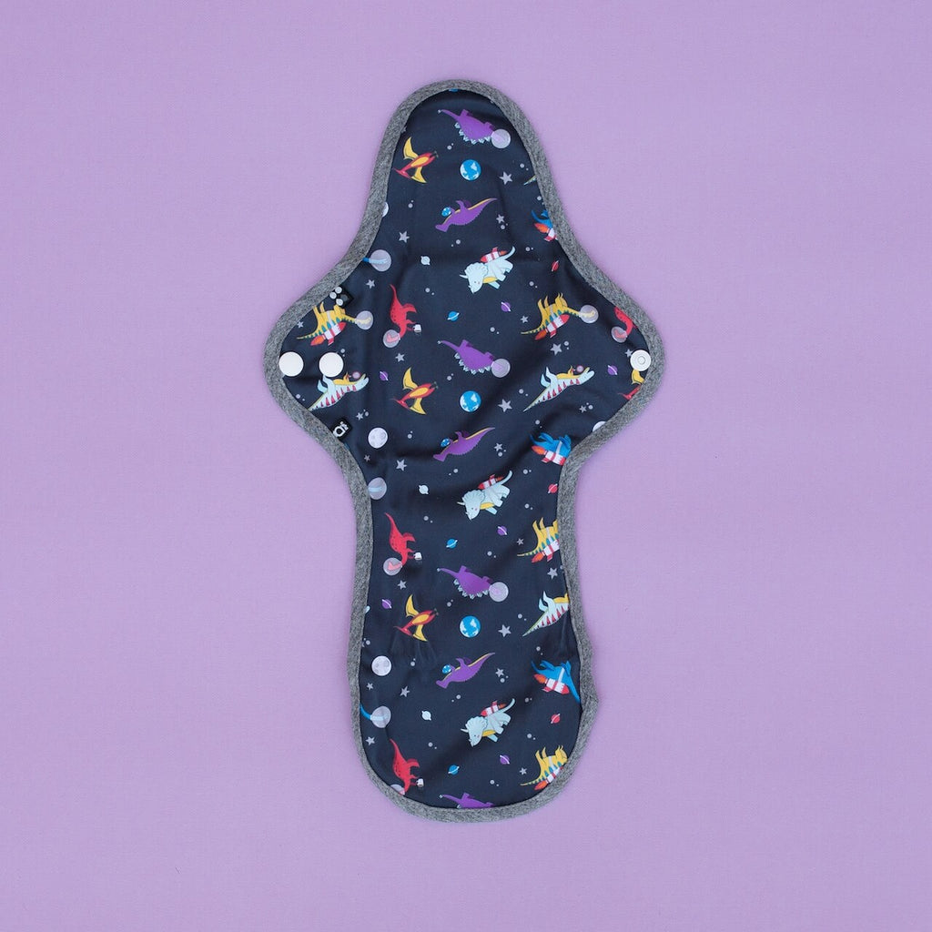 Image for HyPs Original Reusable Pad - size Heavy, design Space Dinos