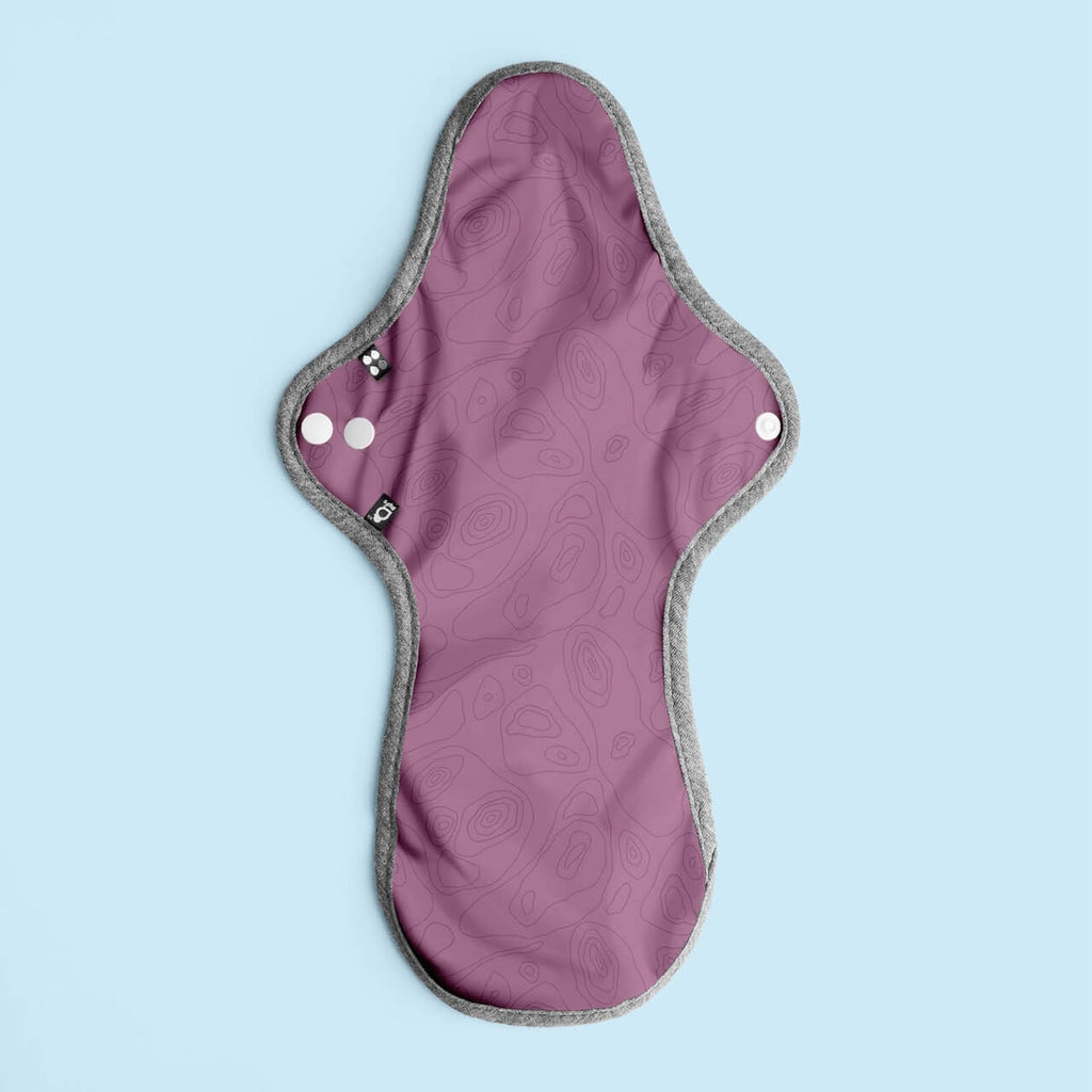 Image for HyPs Original Reusable Pad - size Heavy, design Terrain Amethyst
