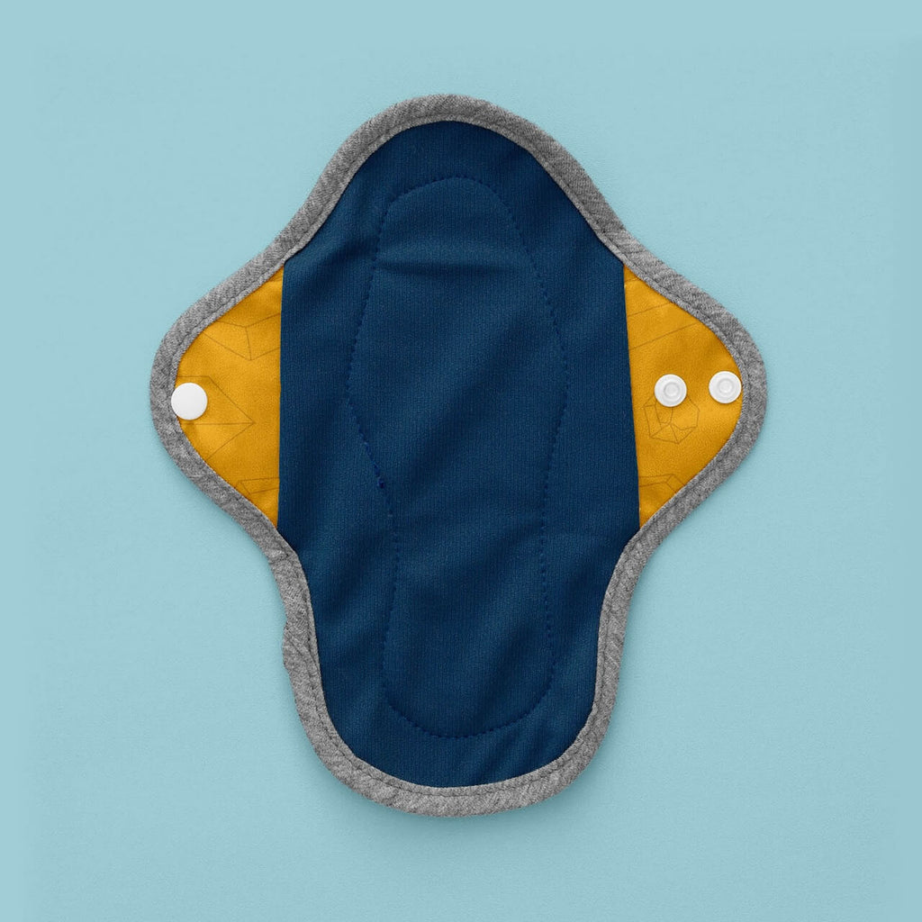 Image for HyPs Original Reusable Pad - size Liner, design Diamond Mustard