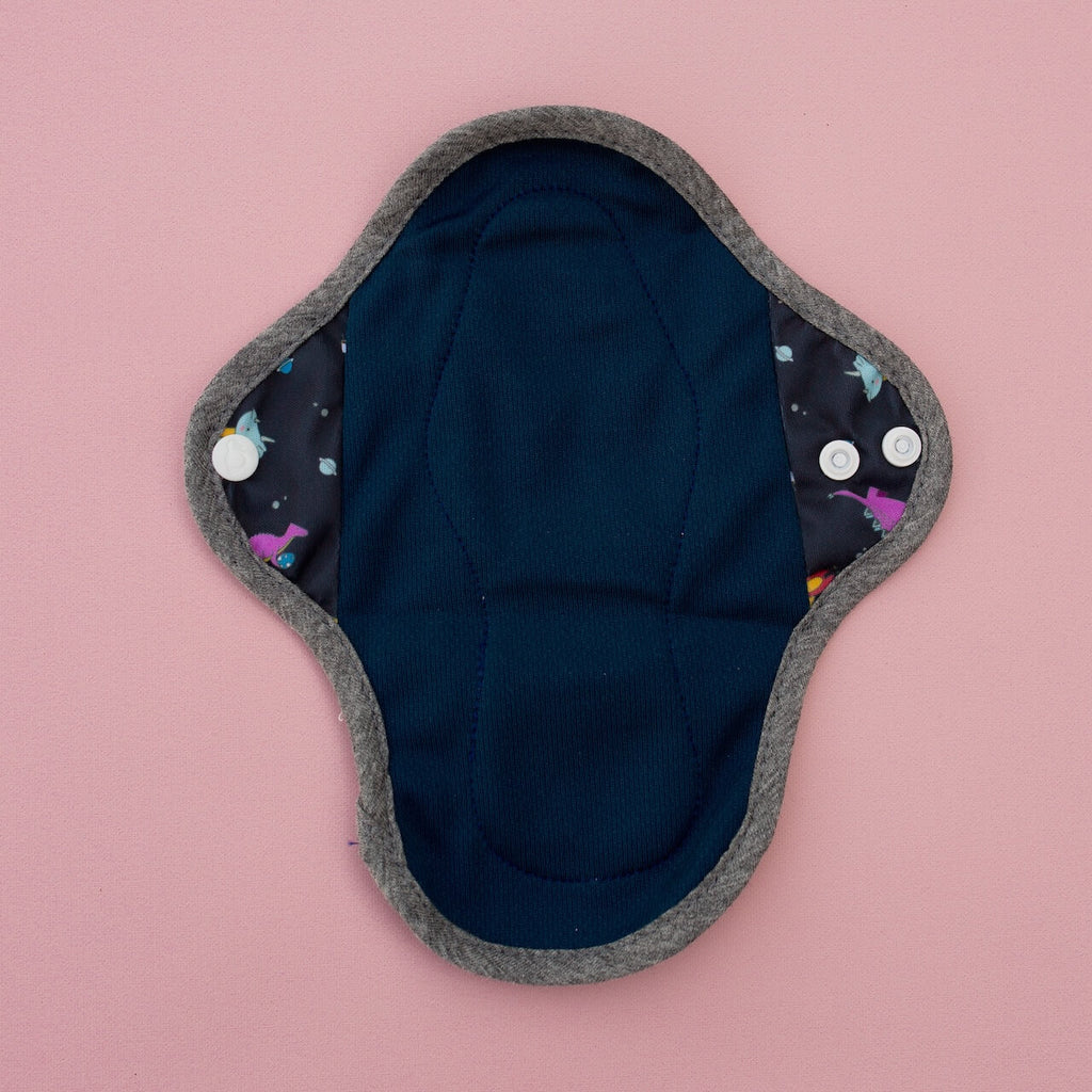 Image for HyPs Original Reusable Pad - size Liner, design Space Dinos