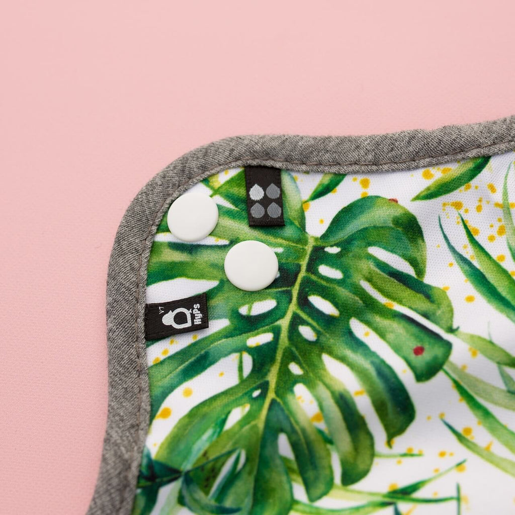 Image for HyPs Original Reusable Pad - size Liner, design Watercolour Greenery