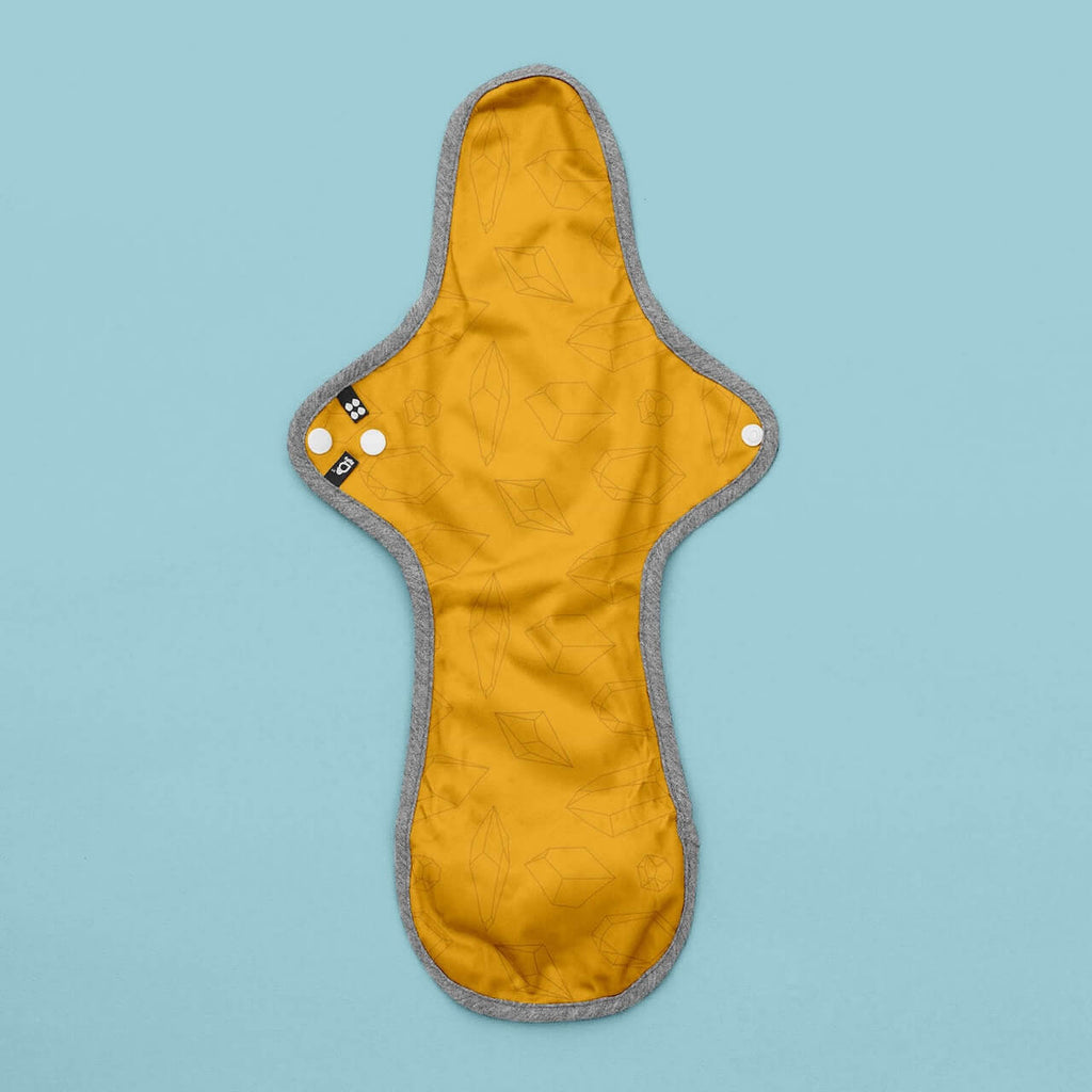 Image for HyPs Original Reusable Pad - size Max, design Diamond Mustard