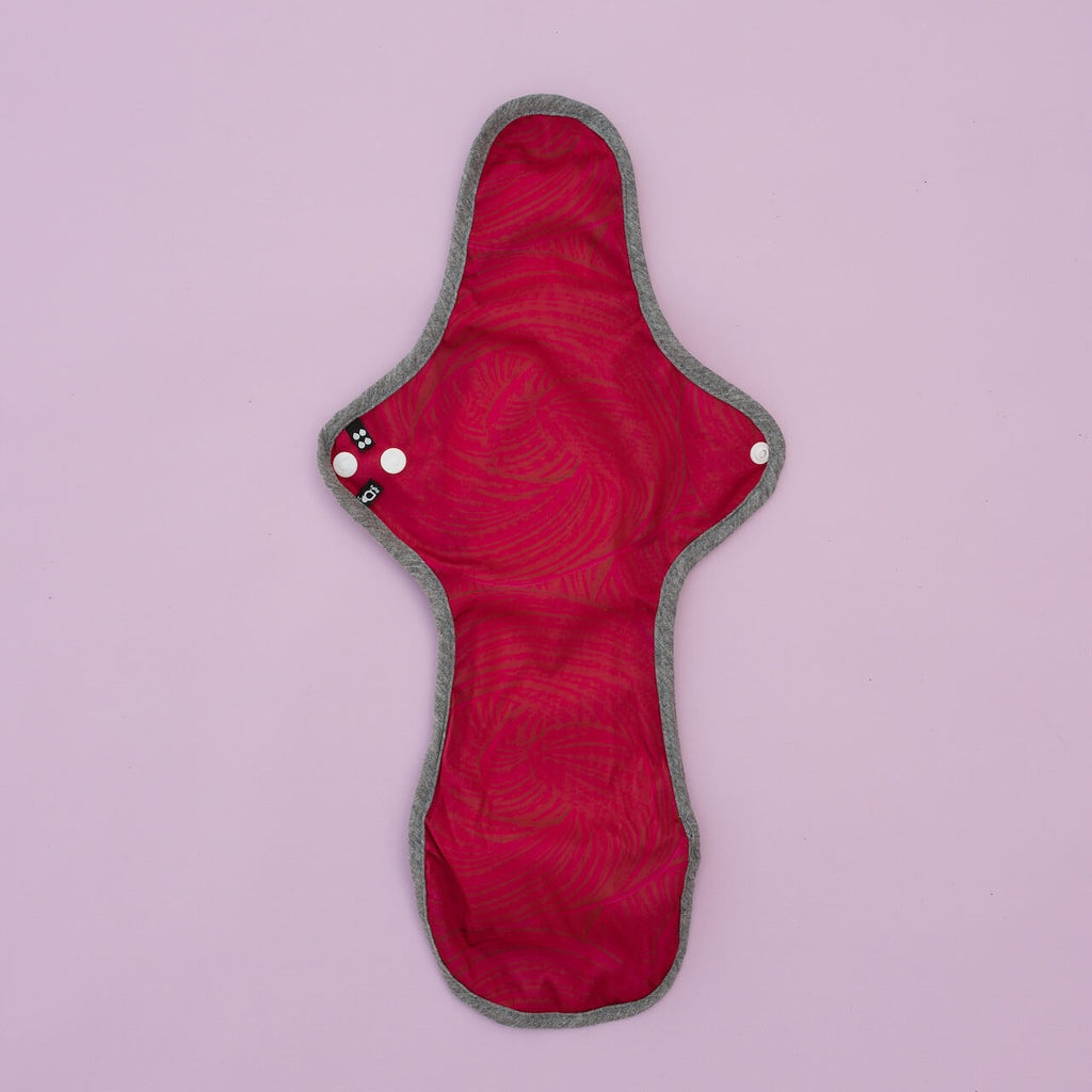 Image for HyPs Original Reusable Pad - size Max, design Swirls Viva Magenta