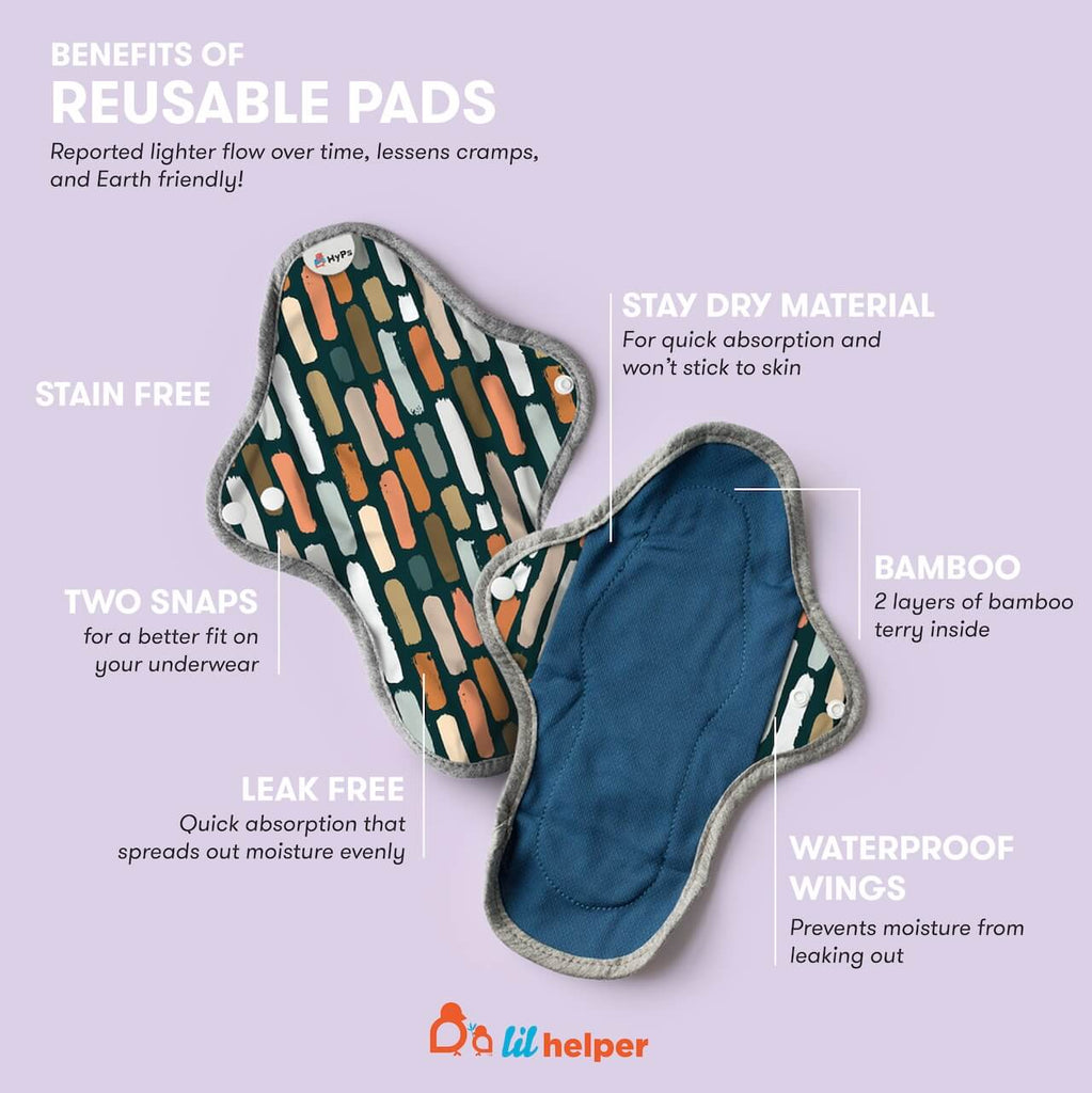 Image for HyPs Original Reusable Pad - size Regular, design Paradise