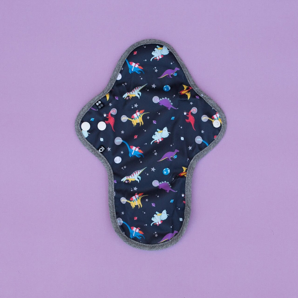 Image for HyPs Original Reusable Pad - size Regular, design Space Dinos