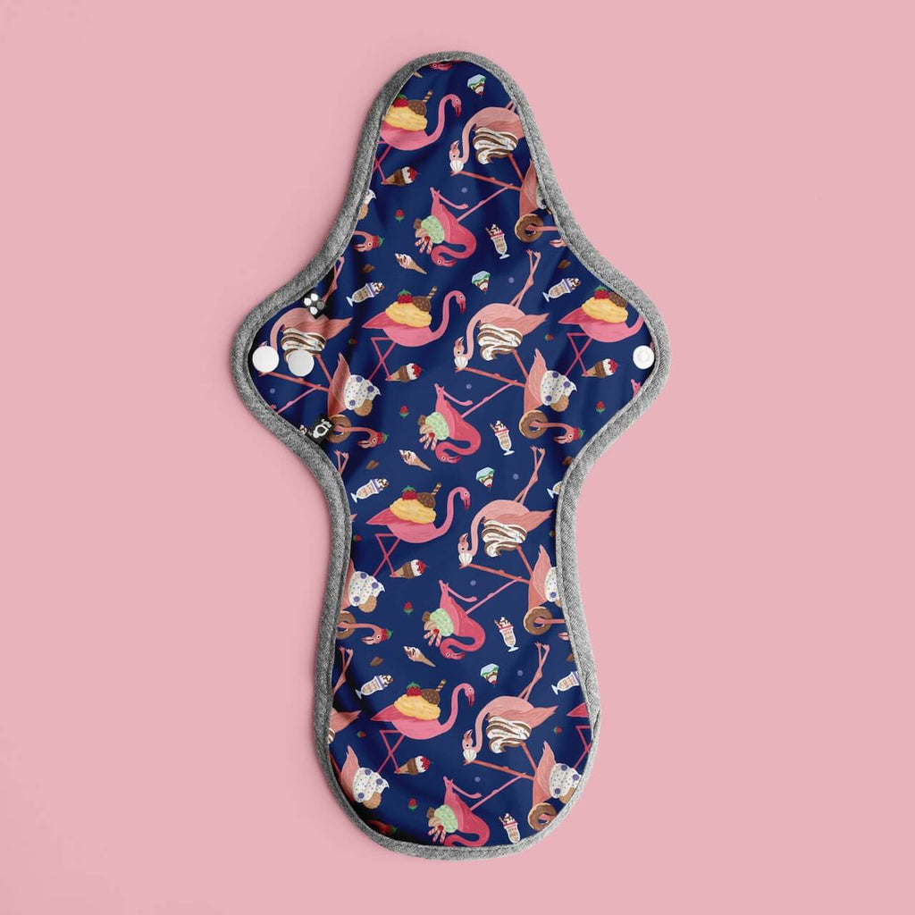 Image for HyPs Original Reusable Pad - size Heavy, design Flamingo Parfait