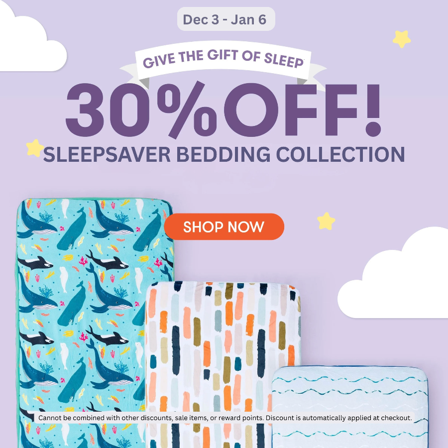 SleepSaver Bedding Collection 30OFF