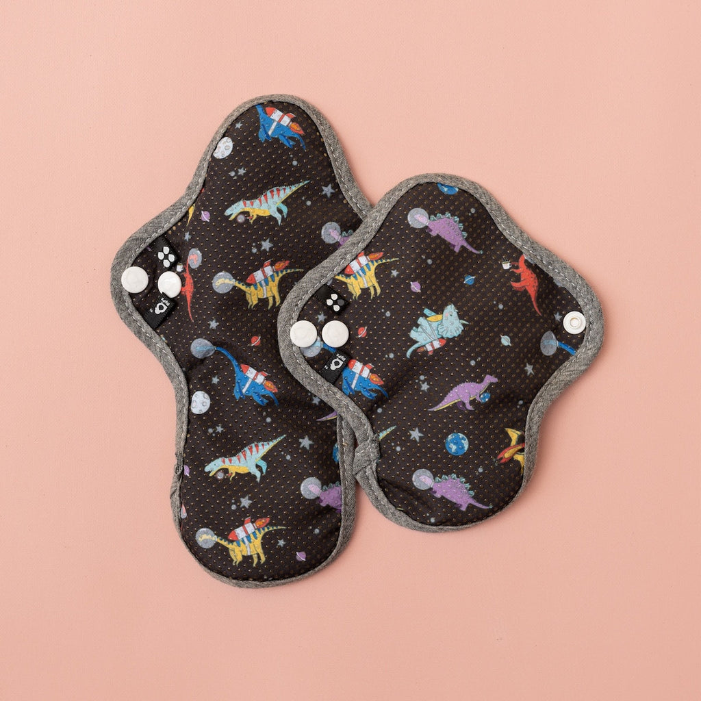 HyPs Teen Reusable Pads (2 pack) Space Dinos