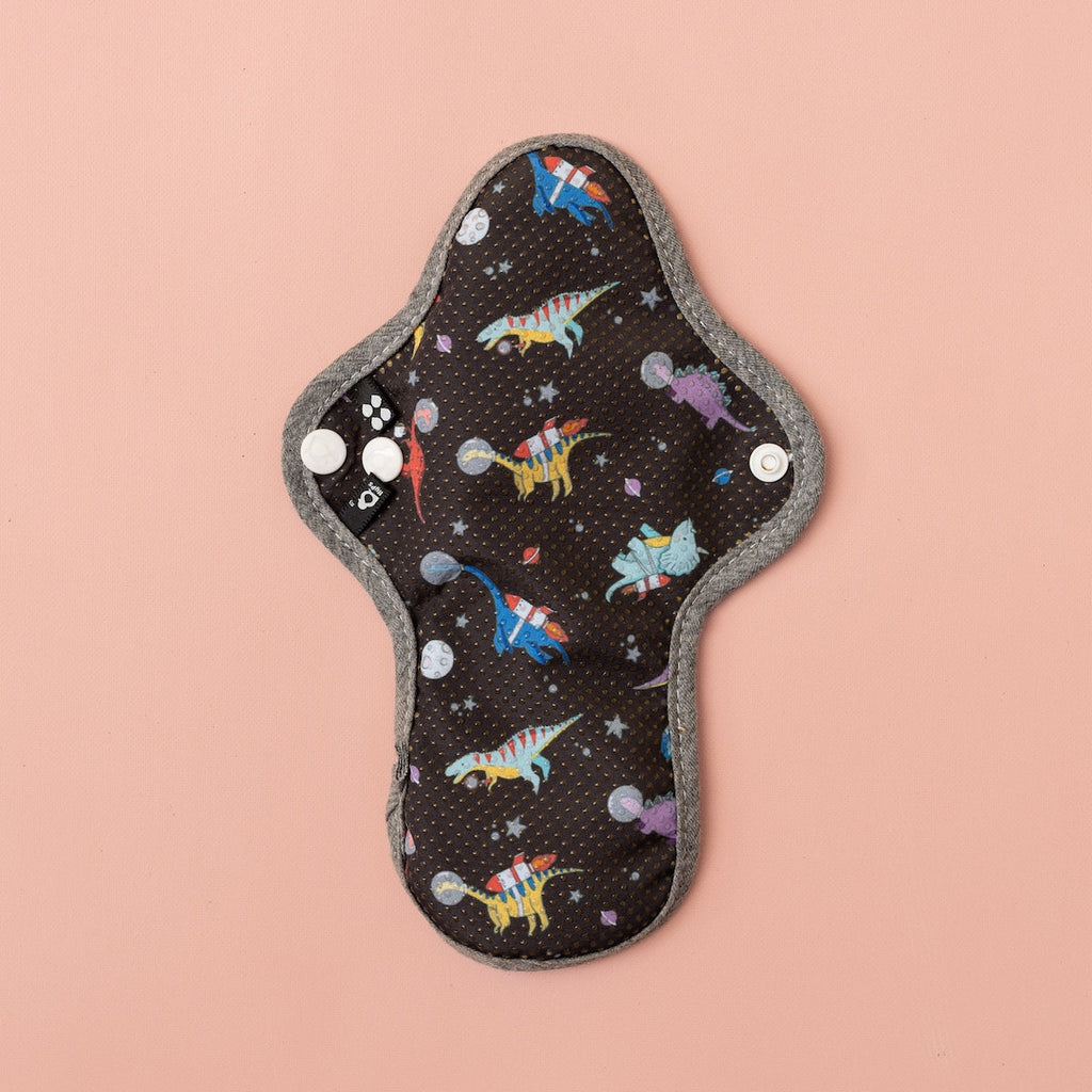 Image for HyPs Teen Reusable Pads - size Heavy, design Space Dinos