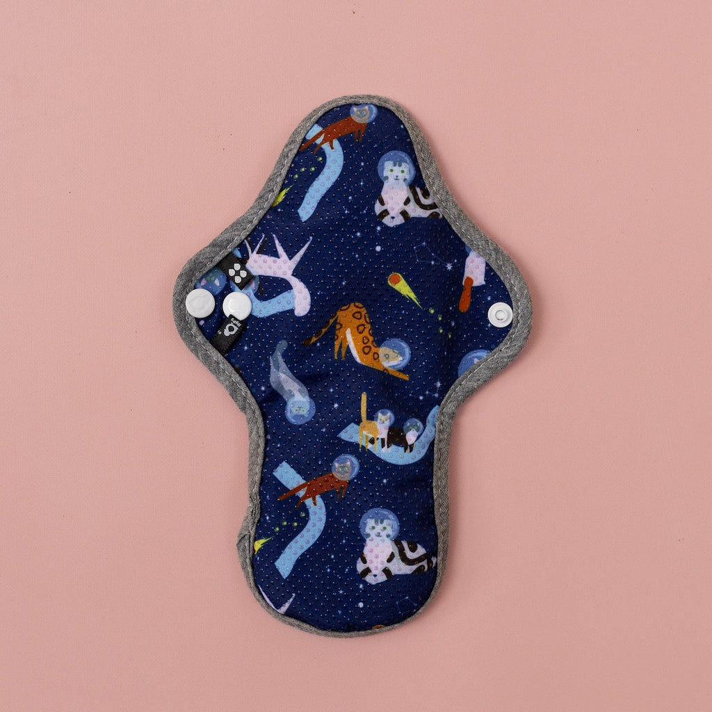 HyPs Teen Reusable Pads (2 pack) Space Cats