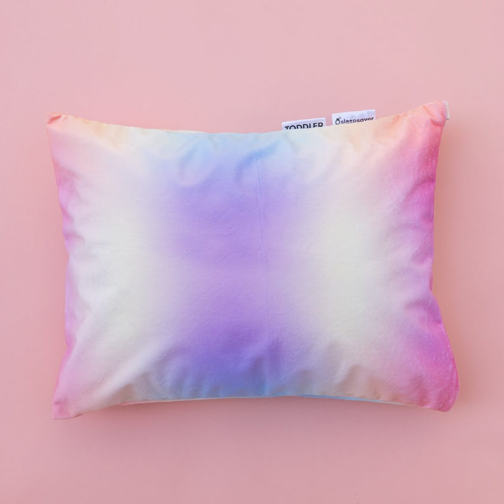 Image for Sleepsaver Waterproof Pillowcase - Toddler size, design Rainbow Pastel