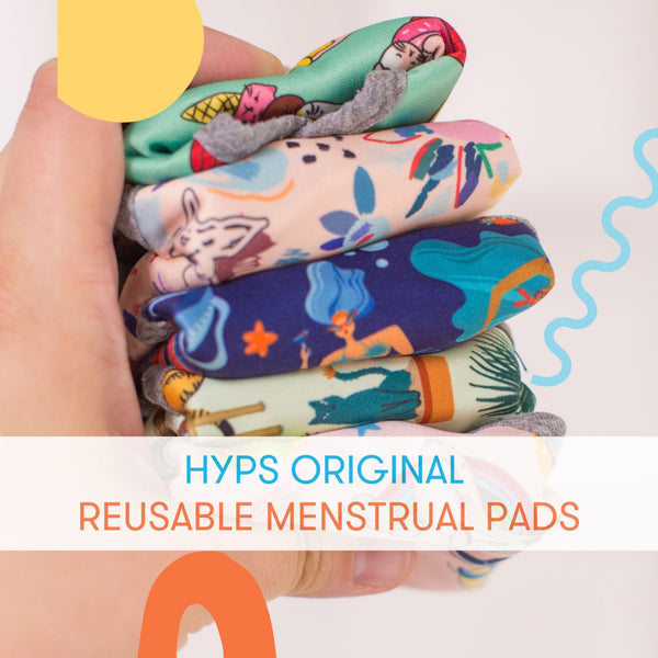 HyPs Original Reusable Menstrual Pads Video - MaxStellar