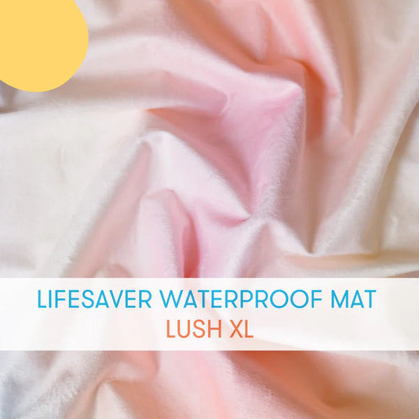 Lifesaver Waterproof Lush Mat XL Earth Rose Sand
