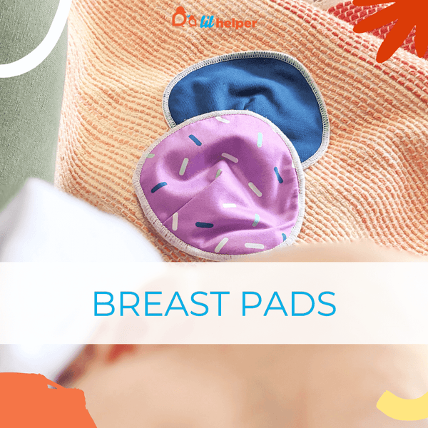 Overnight Breast Pads - Lines Deep Cyan - Video