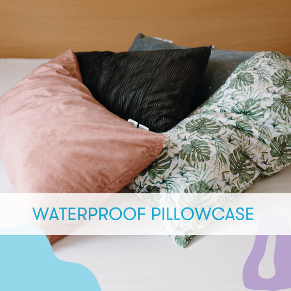 Pillowcase Waterproof Video - Toddler Watercolour Greenery