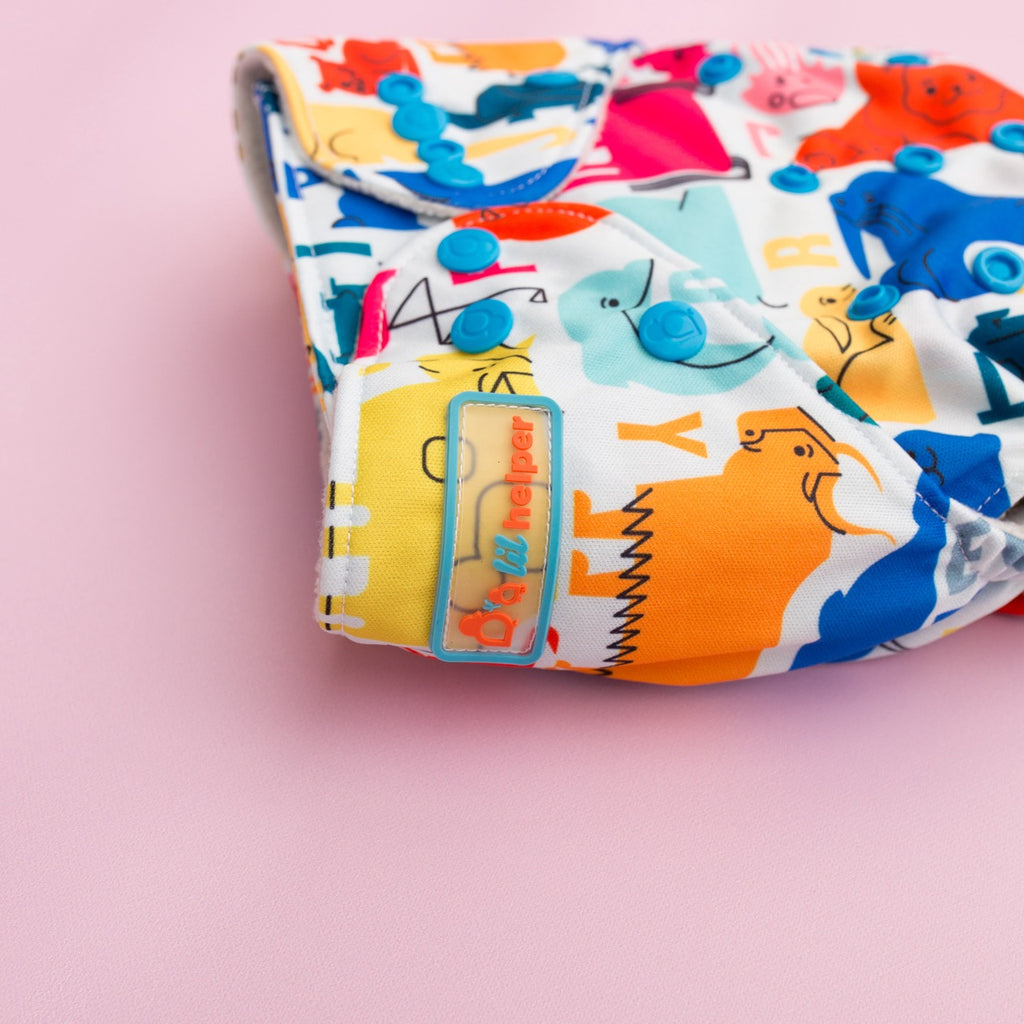 Image for Tank Cloth Diaper - design Alphabet Animals