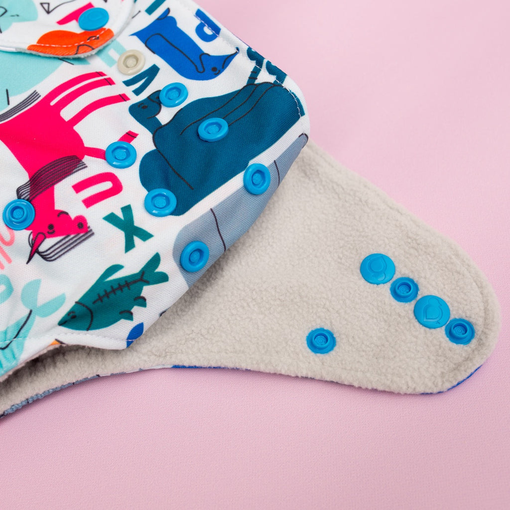 Image for Tank Cloth Diaper - design Alphabet Animals