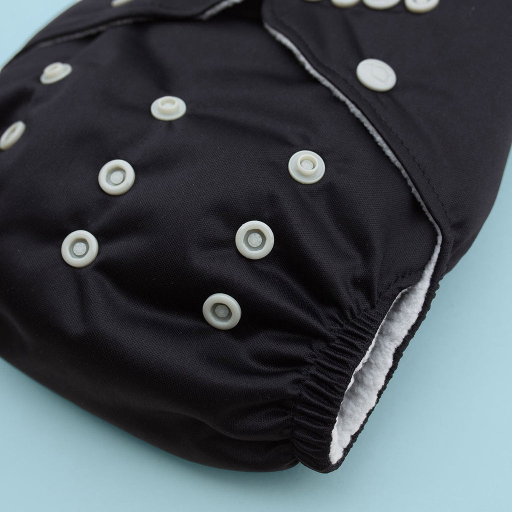 Image for Tank Cloth Diaper - design Black