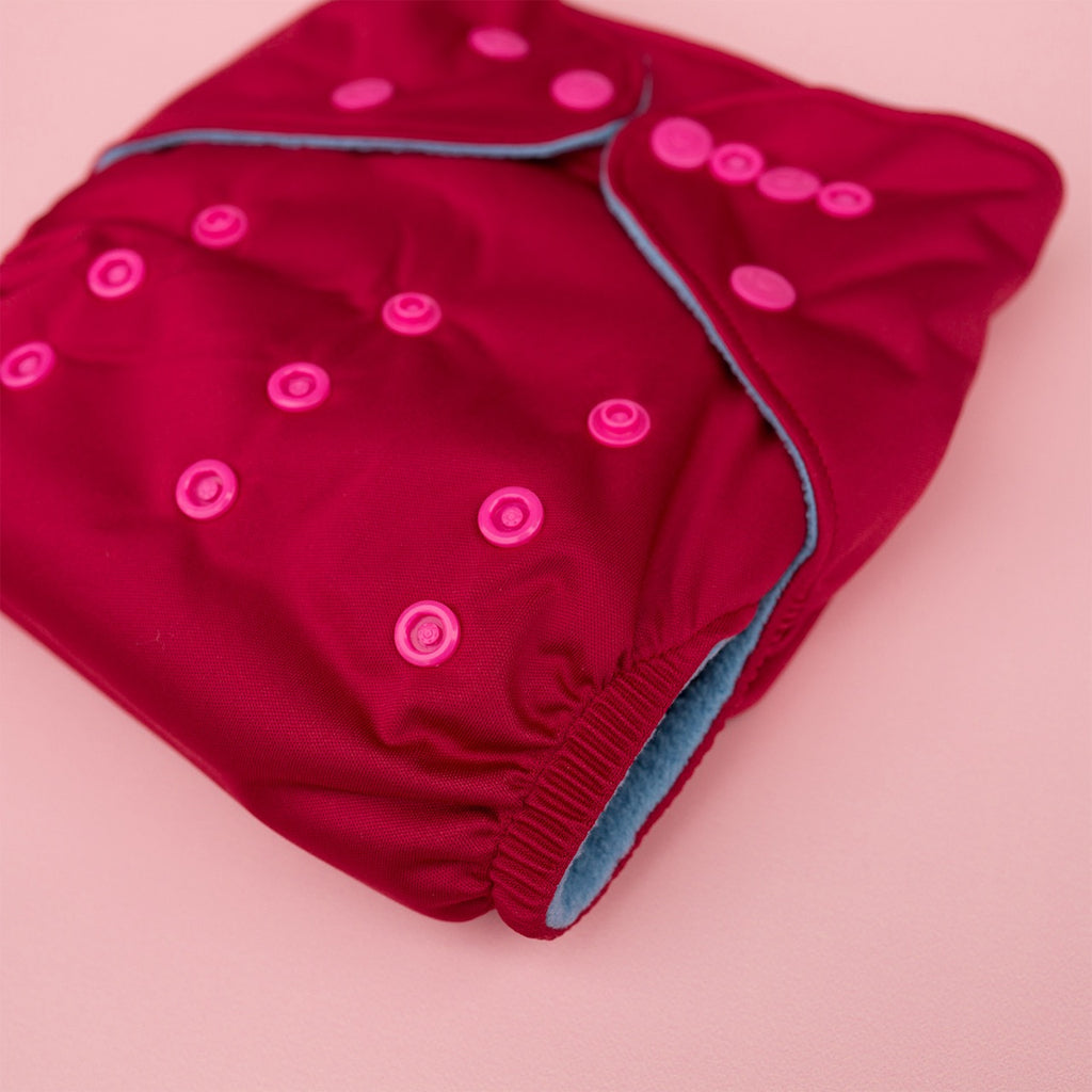 Image for Tank Cloth Diaper - design Burgundy