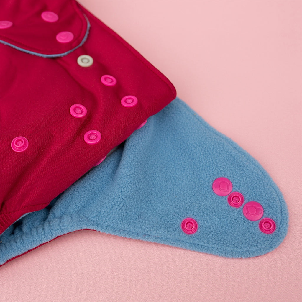 Image for Tank Cloth Diaper - design Burgundy