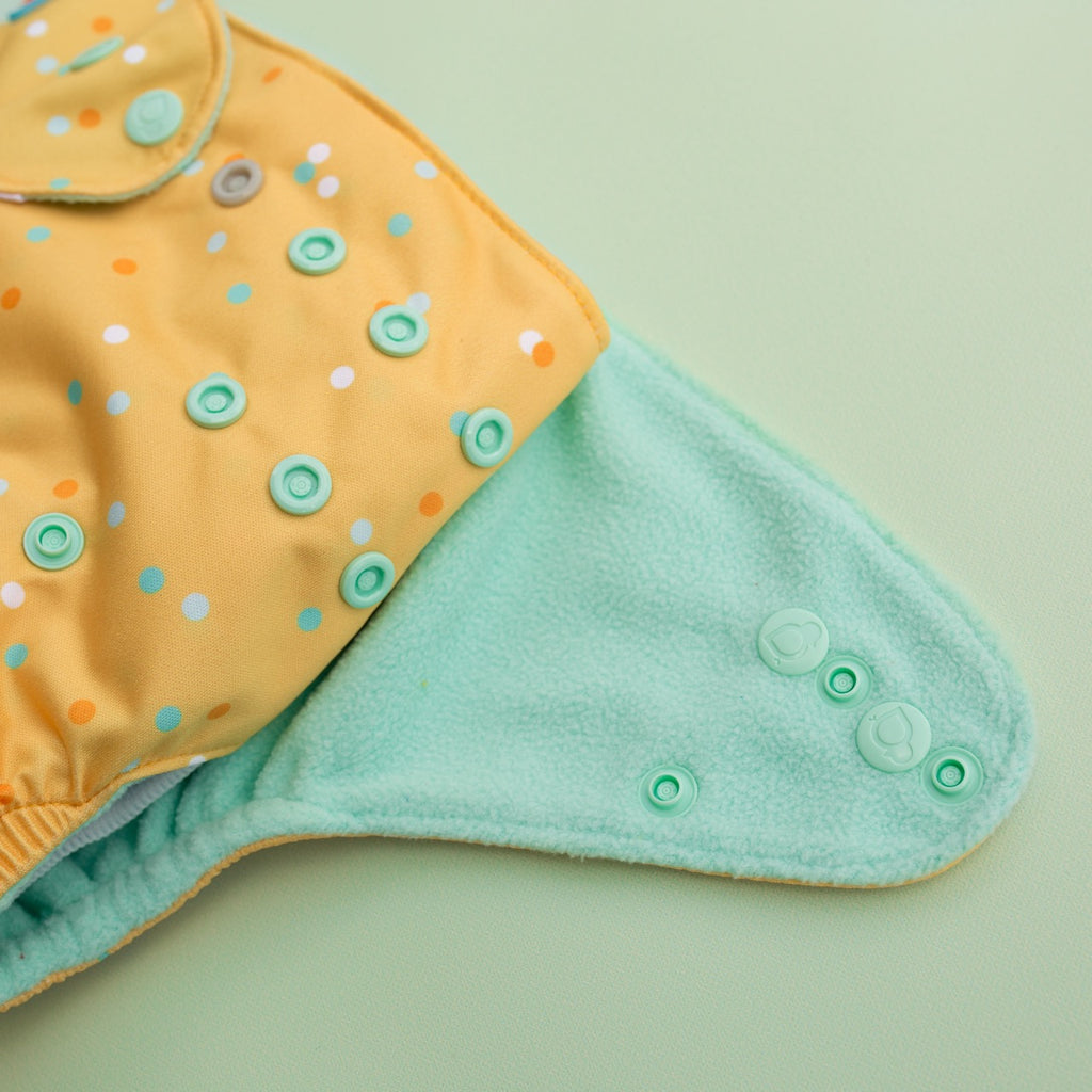 Image for Tank Cloth Diaper - design Confetti Yellow