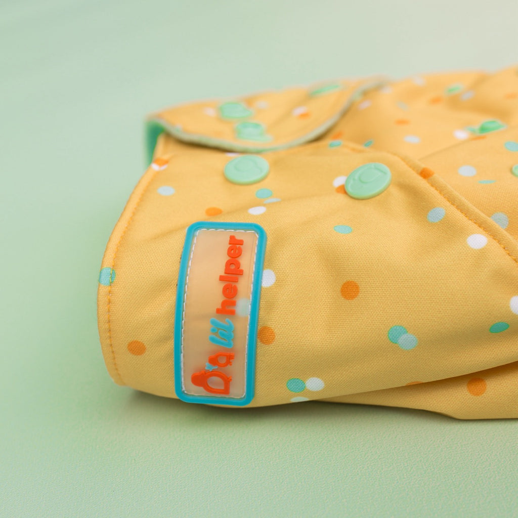 Image for Tank Cloth Diaper - design Confetti Yellow