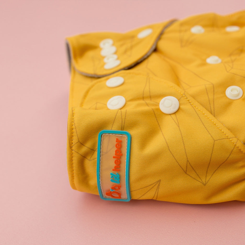 Image for Tank Cloth Diaper - design Diamond Mustard