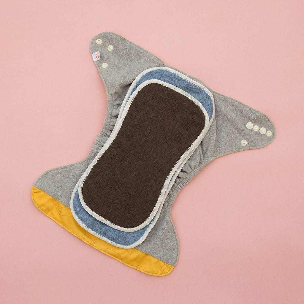 Image for Tank Cloth Diaper - design Diamond Mustard