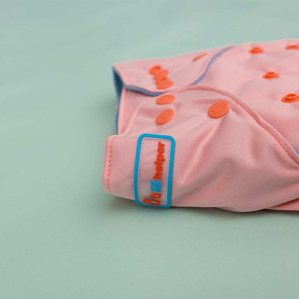 Image for Tank Cloth Diaper - design Flamingo Fluff