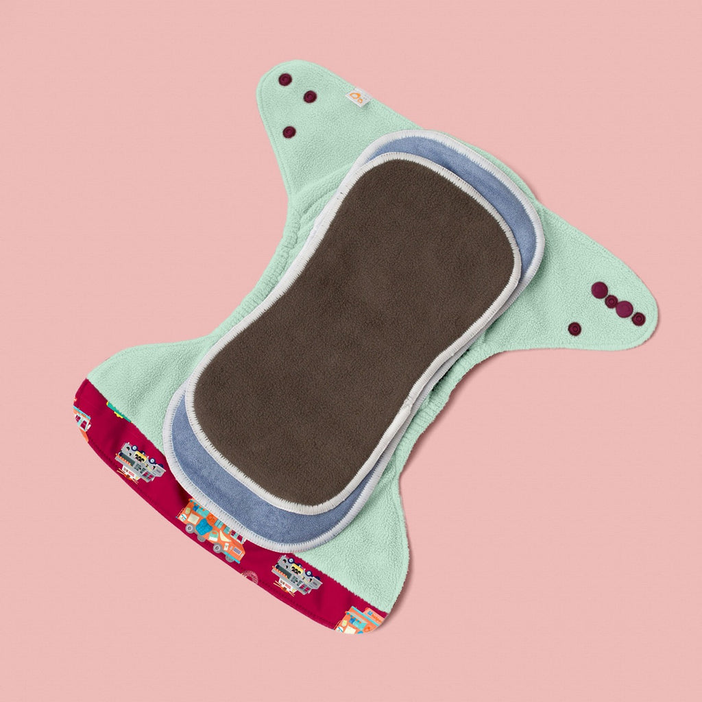 Image for Tank Cloth Diaper - design Food Trucks