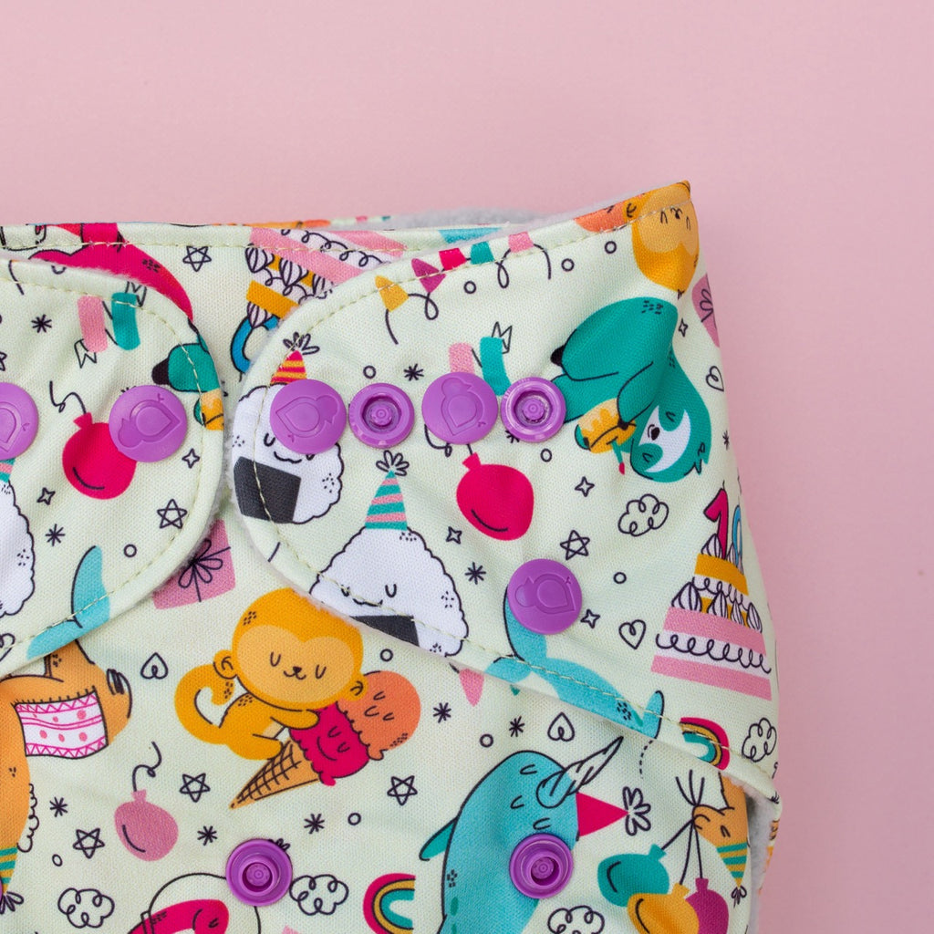 Image for Tank Cloth Diaper - design Happy Birthday