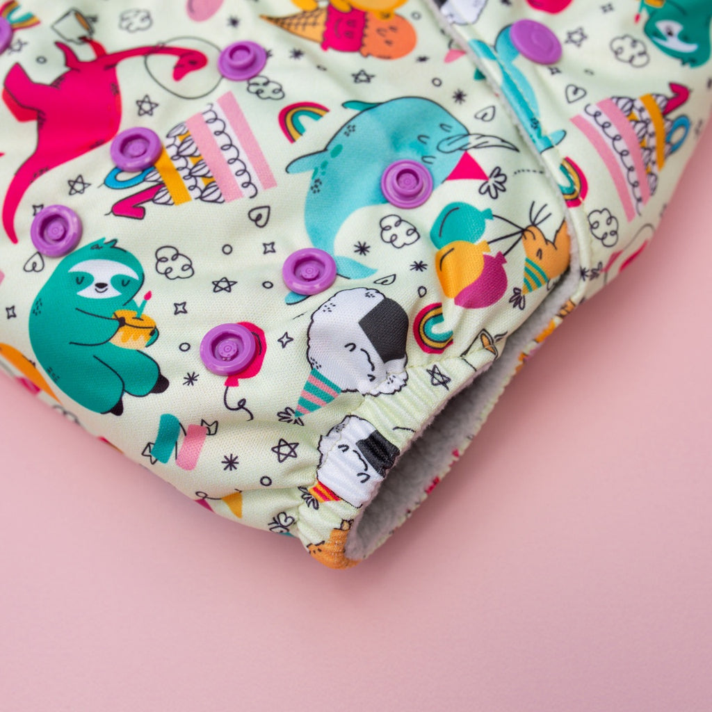 Image for Tank Cloth Diaper - design Happy Birthday