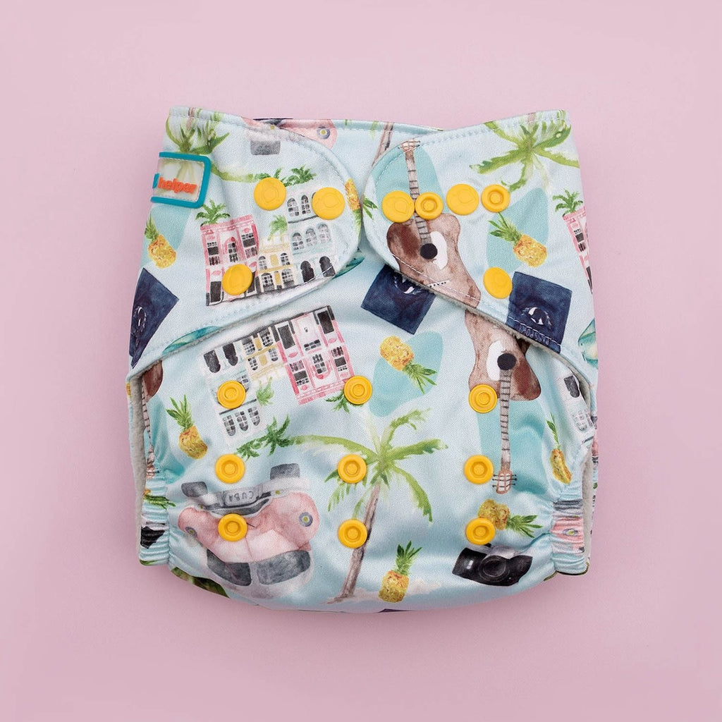 Image for Tank Cloth Diaper - design Havana