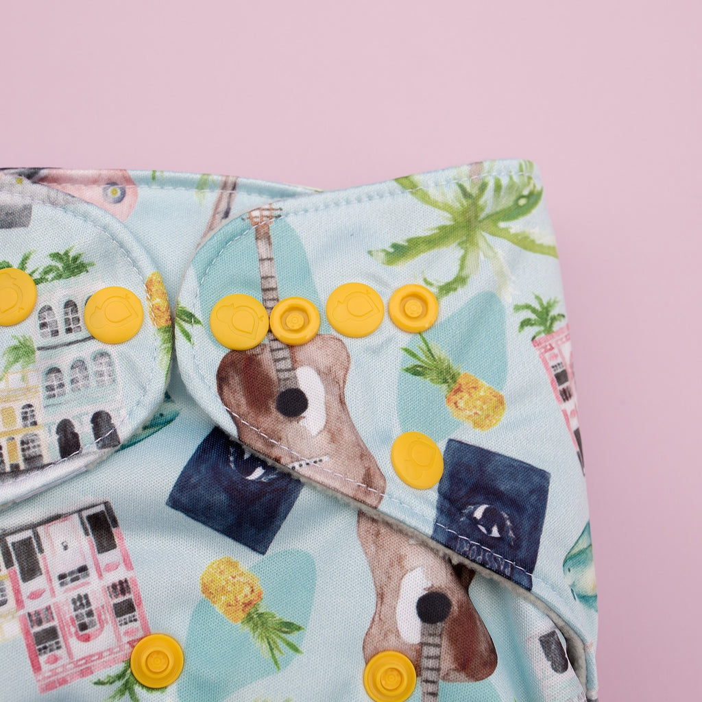 Image for Tank Cloth Diaper - design Havana