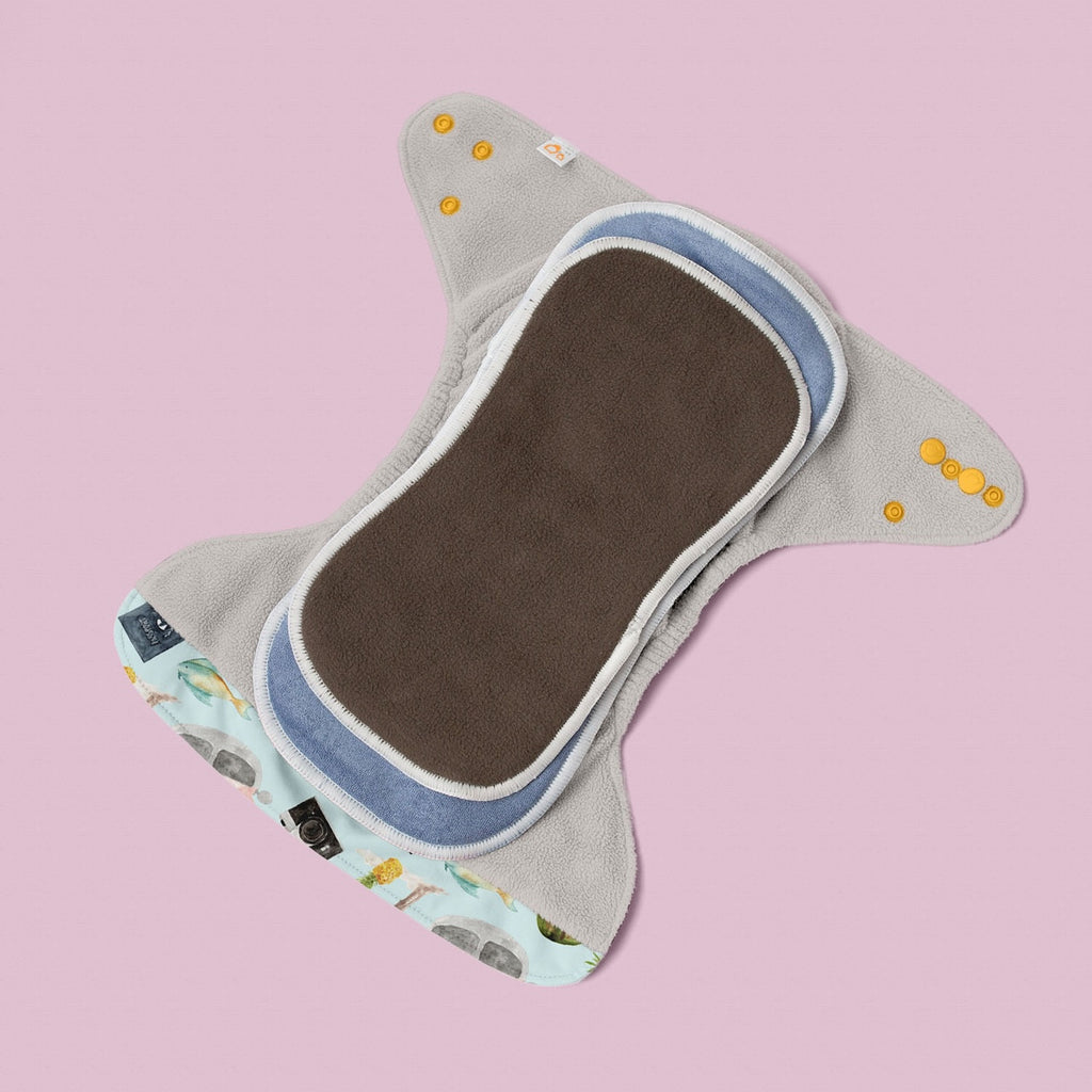 Image for Tank Cloth Diaper - design Havana
