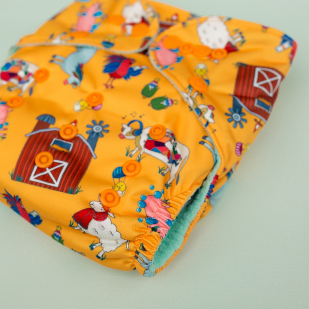 Image for Tank Cloth Diaper - design Hipster Farm