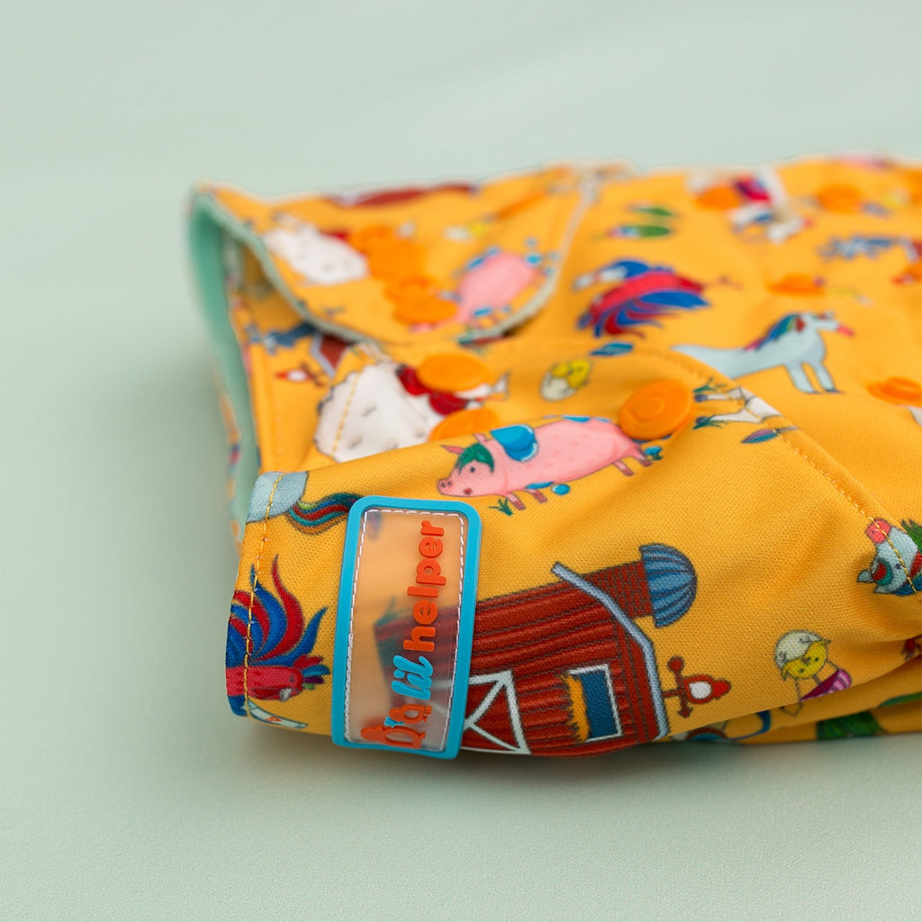 Image for Tank Cloth Diaper - design Hipster Farm