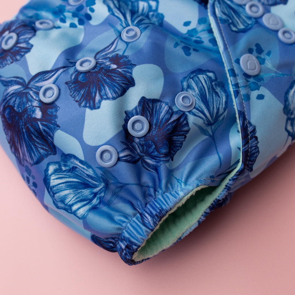 Image for Tank Cloth Diaper - design Indigo Blues