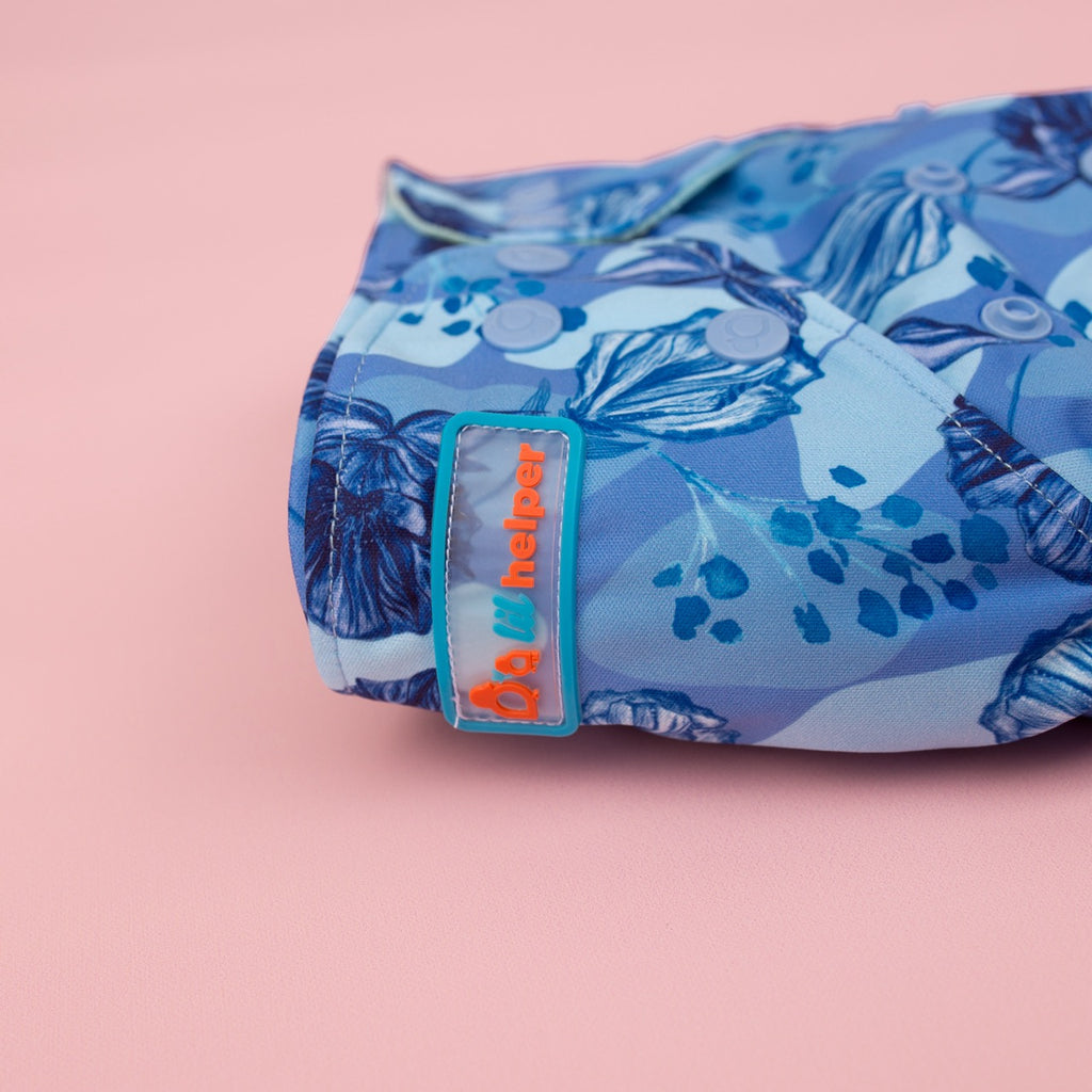 Image for Tank Cloth Diaper - design Indigo Blues